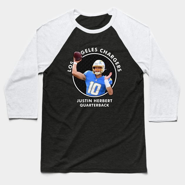 JUSTIN HERBERT - QB - LOS ANGELES CHARGERS Baseball T-Shirt by Mudahan Muncul 2022